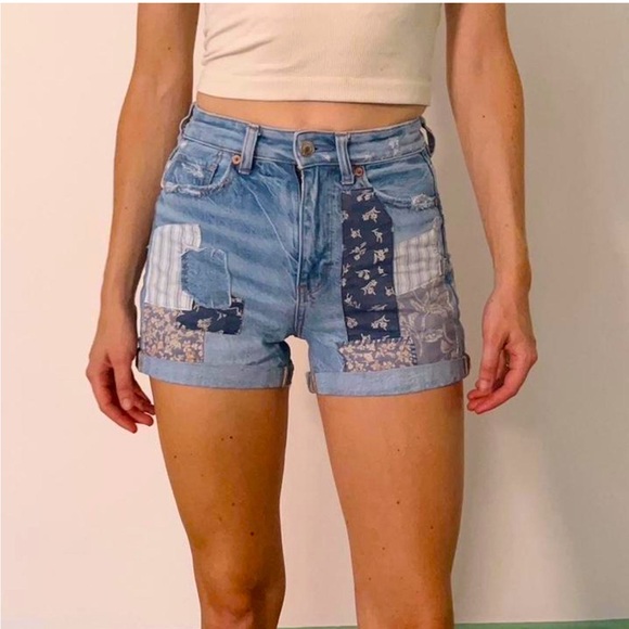 American Eagle Outfitters Pants - American Eagle Mom Shorts Denim